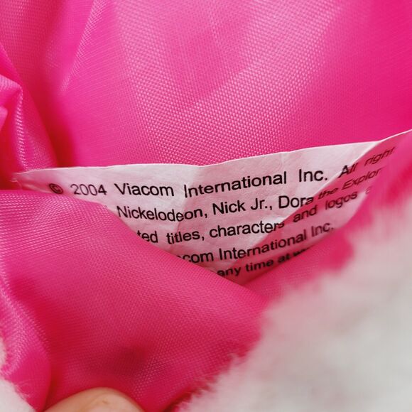 Nick Jr Dora The Explorer Christmas Stocking Pink Girls Plush 2004 22" - Picture 6 of 6